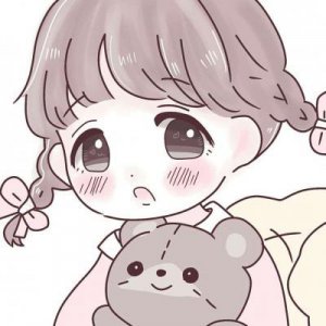 ​微信头像女卡通手绘图 可爱萌手绘微信头像女简约