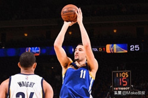 美国职篮最佳射手，五年三冠的功勋球员：克莱.汤普森