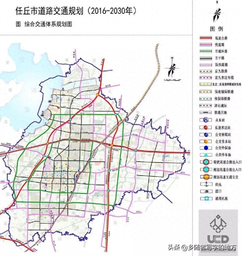 高清！河北省沧州市城市总体规划图（2016-2030），沧州人收藏了