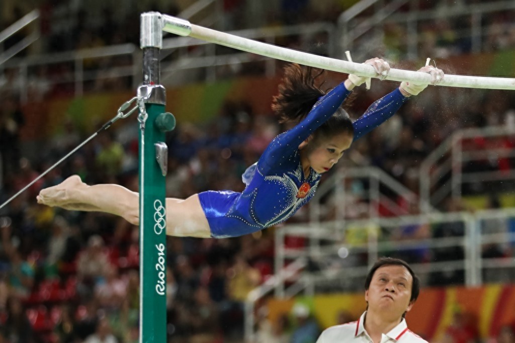 体操——高低杠决赛：商春松获第五