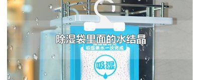 ​除湿袋里面的水结晶是因为老冷么 除湿袋里面的水结晶说明冷吗?