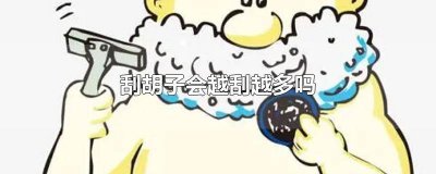 ​刮胡子会越刮越多吗