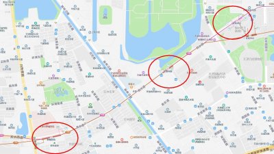 ​介绍天津地铁5号线和6号线的并行段：连续的三站都是两线换乘站