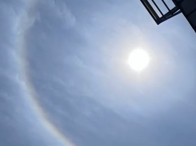 ​四川多地出现“白虹贯日”，太阳被光环包围，会是不祥之兆吗