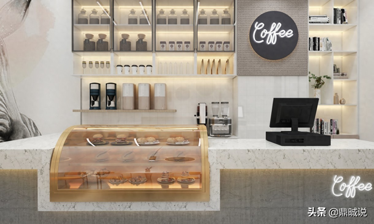 甜美温馨甜品店铺装修设计效果图 明快色调充满活力