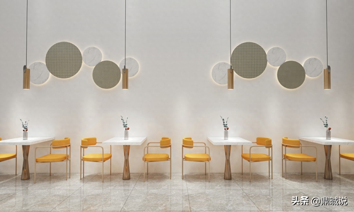 甜美温馨甜品店铺装修设计效果图 明快色调充满活力