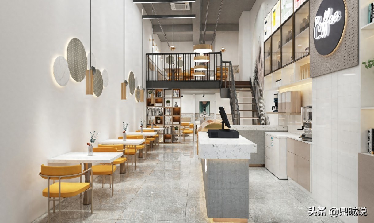 甜美温馨甜品店铺装修设计效果图 明快色调充满活力