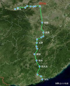 ​K1348次由深圳至西安，走京广、陇海线，陕第二对始发进深普铁
