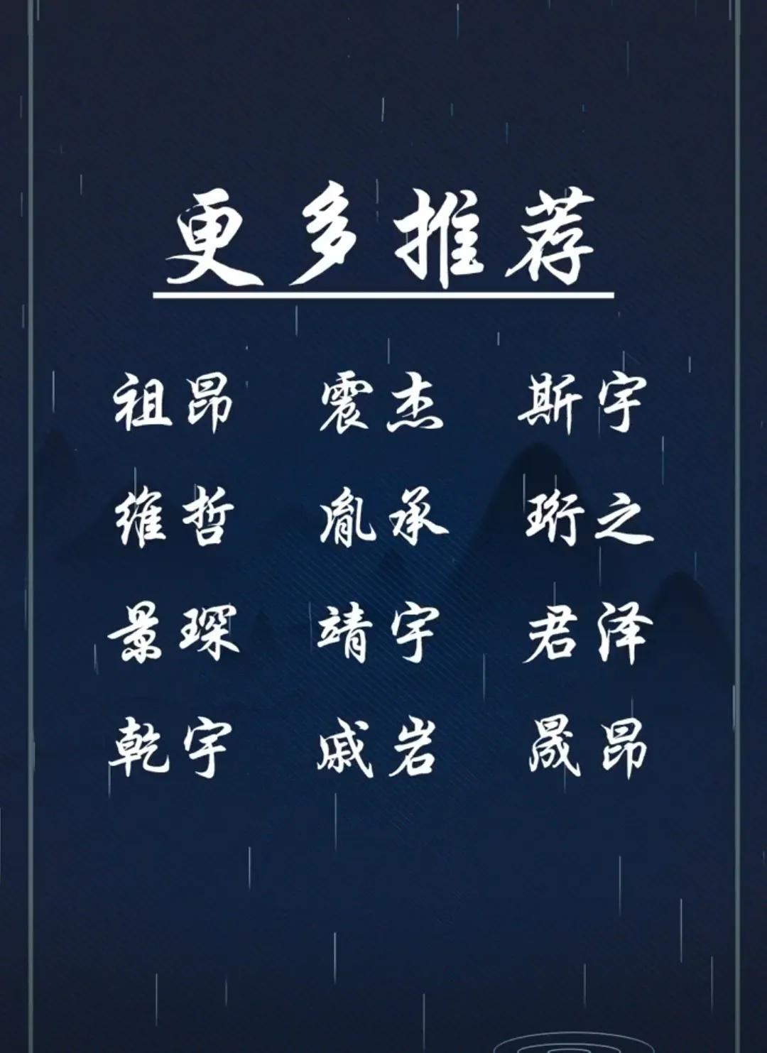 阳刚威武霸气的男孩名字，从小自信，不受欺负