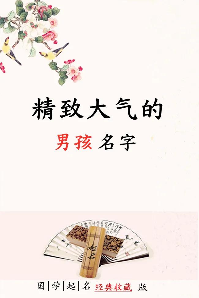 前途似锦，大气有内涵，才华横溢的男孩名字