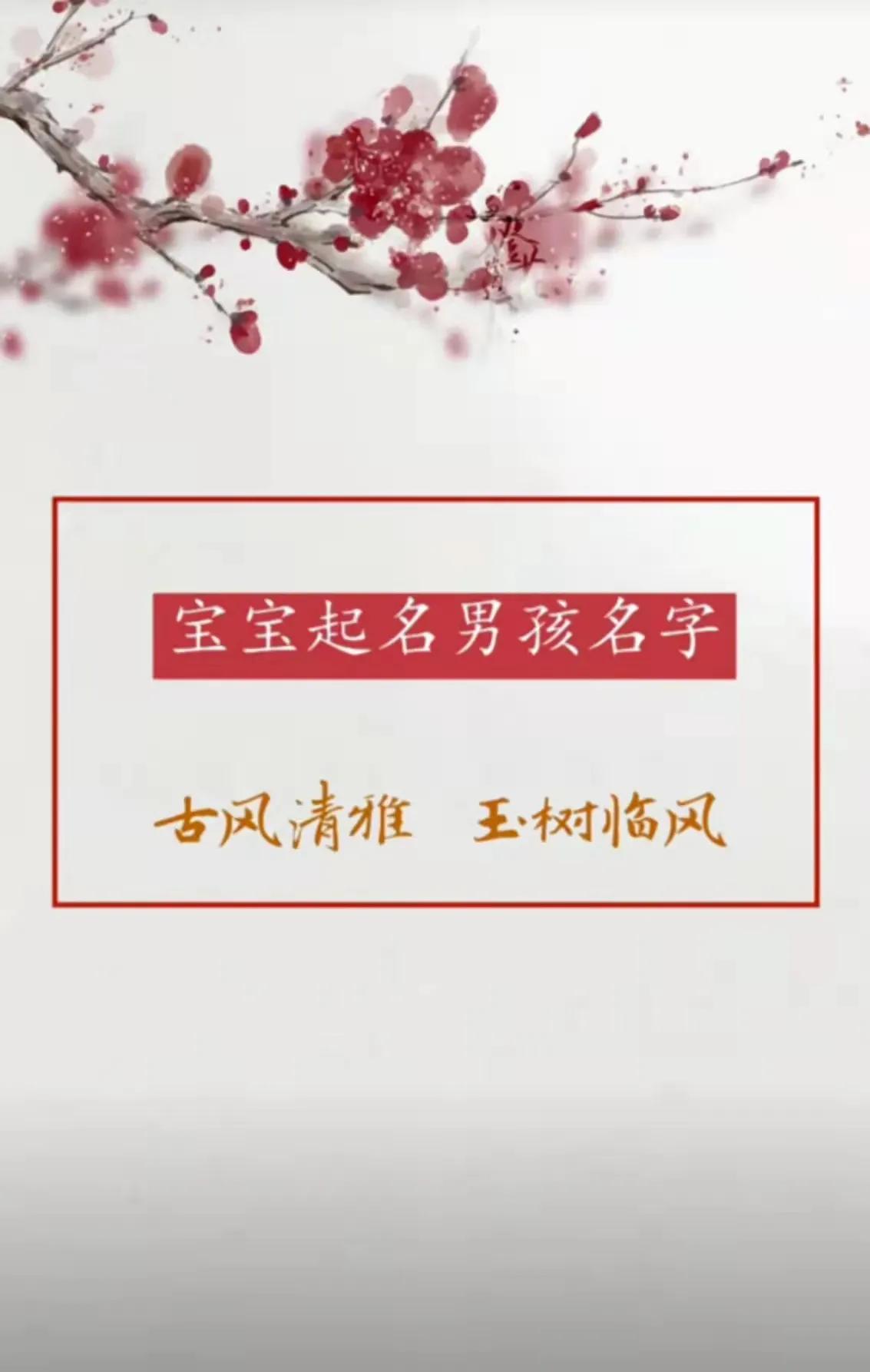 前途似锦，古风清雅，聪明睿智的男孩名字
